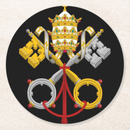 Porta-copo De Papel Redondo Porta copos de Chaves Papais