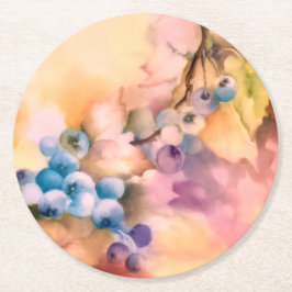 Porta-copo De Papel Redondo Porta copos de Clusters de Aroma - Celebrações Flo