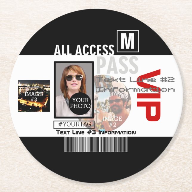 Porta-copo De Papel Redondo Porta copos de papel (Frente)