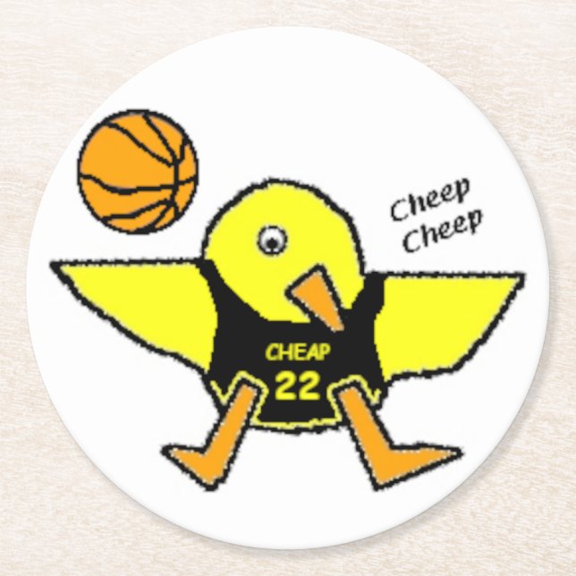 Porta-copo De Papel Redondo Porta copos de papel (Frente)