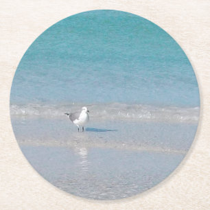 Porta-copo De Papel Redondo Porta copos de papel costeiro