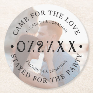 Porta-copo De Papel Redondo Porta copos de Papel Fotográfico Personalizado Mod