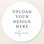 Porta-copo De Papel Redondo Porta copos de papel redondo<br><div class="desc">Personalize seu design em Templett. Depois de terminar de editar,  faça o download do arquivo no formato JPG (não se esqueça de ativar a opção de sangria). Carregue seu design clicando no botão azul "Personalizar".</div>