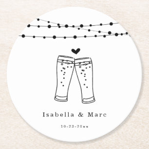 Porta-copo De Papel Redondo Porta copos de papel redondo com bandeja