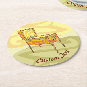 Porta-copo De Papel Redondo Porta copos de papel redondo da máquina de pinbal