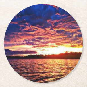 Porta-copo De Papel Redondo Porta copos do Lago Caney 