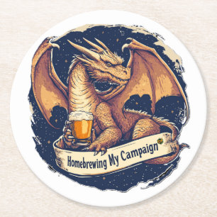 Porta-copo De Papel Redondo Porta copos Homebrewing RPG