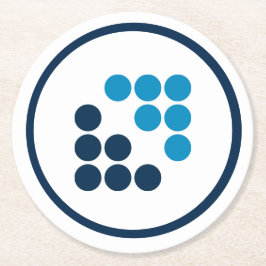 Porta-copo De Papel Redondo Porta copos - Redondo - estoque de cartão