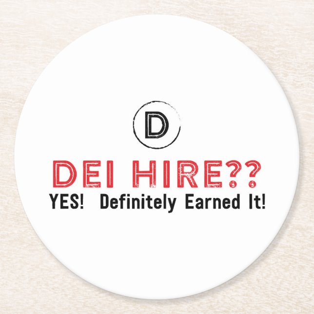 Porta-copo De Papel Redondo portas copos (Frente)