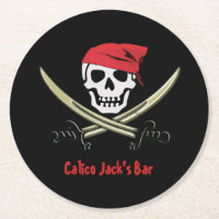 Portas copos alegres do bar do pirata de Roger