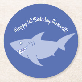 Porta-copo De Papel Redondo Portas copos de Festas de primeiro aniversario de