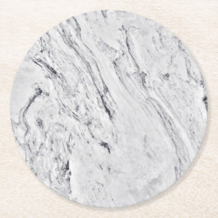 Porta-copo De Papel Redondo Portas copos de Papel Padrão de Marble