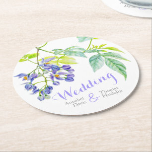 Porta-copo De Papel Redondo Portas copos de papel para casamentos de flores ro