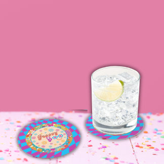 Porta-copo De Papel Redondo Portas copos do Halloween Spooky Groovy