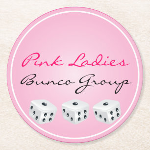 Porta-copo De Papel Redondo Portas copos dos dados