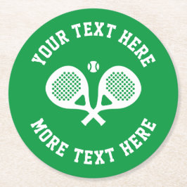 Porta-copo De Papel Redondo Portas copos personalizadas de bar do clube de pad