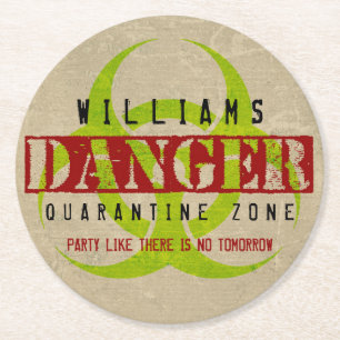 Porta-copo De Papel Redondo Portas copos Personalizadas do Festa de Halloween