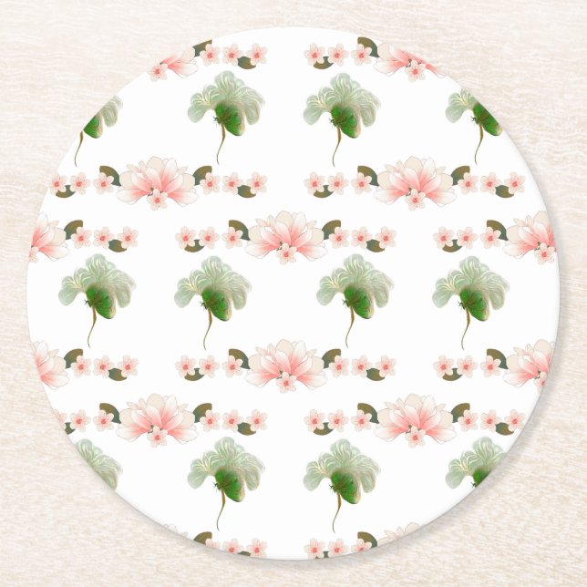 Porta-copo De Papel Redondo Portas copos redondas de papel (Frente)