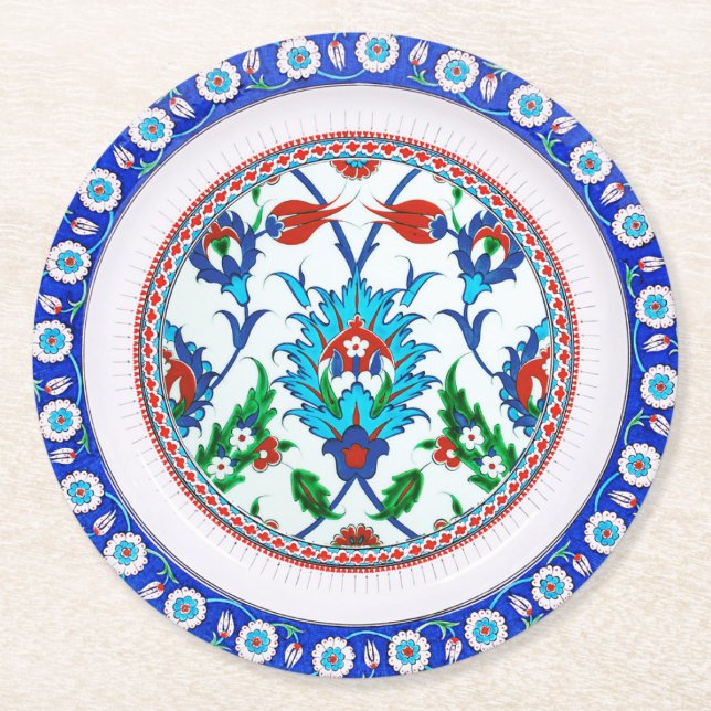 Porta-copo De Papel Redondo Pousa-copos de papel Elegantes Luxuosos (Frente)