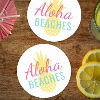Praias Aloha Abacaxi Amarelo Tropical