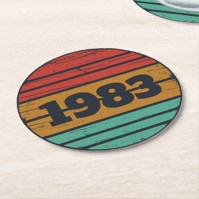 Porta-copo De Papel Redondo Presentes de aniversário personalizados (Angulado)