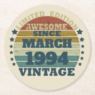 Porta-copo De Papel Redondo Presentes de aniversário personalizados