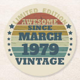 Porta-copo De Papel Redondo Presentes de aniversário personalizados