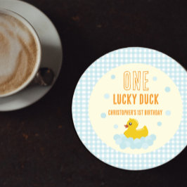 Porta-copo De Papel Redondo Primeiro aniversario