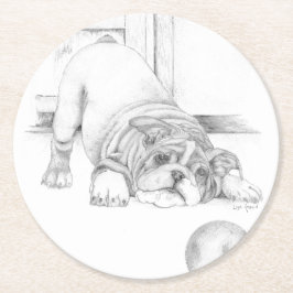 Porta-copo De Papel Redondo Puppy Reproduzido