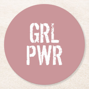 PORTA-COPO DE PAPEL REDONDO PWR GRL -