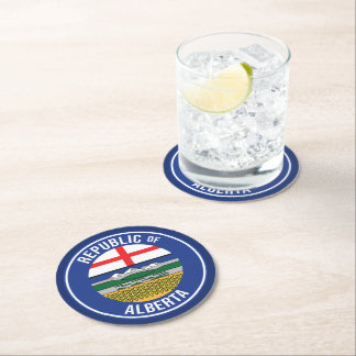 Porta-copo De Papel Redondo República de Alberta WEXIT
