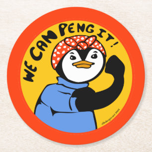 Porta-copo De Papel Redondo Rosie, a Porta copos do papel do pingueiro