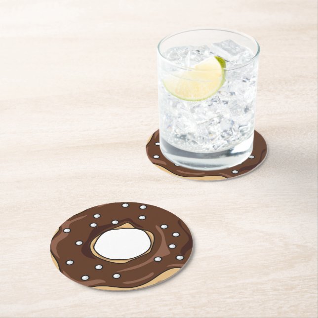 Porta-copo De Papel Redondo Rosquinha (Insitu)