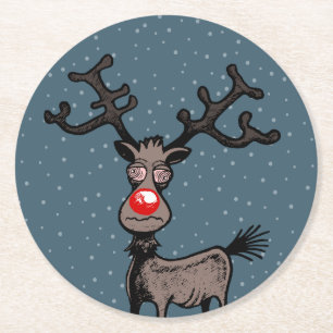 Porta-copo De Papel Redondo Rudolph Rena Papel de Copa