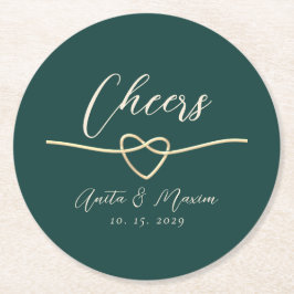 Porta-copo De Papel Redondo Saúde Porta copos de bebida redonda