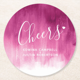 Porta-copo De Papel Redondo Saúde portas copos de papel vermelho-rosa para lav