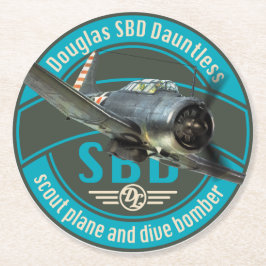 Porta-copo De Papel Redondo SBD Dauntless