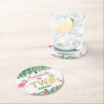 Porta-copo De Papel Redondo Segundo aniversário Tropical Summer Beach Luau Gir<br><div class="desc">Estas doces portas copos são perfeitas para qualquer pequeno celebrando um segundo aniversário este ano. O é fácil de personalizar com um nome de sua escolha e itens de entidade correspondentes podem ser encontrados na coleção.</div>