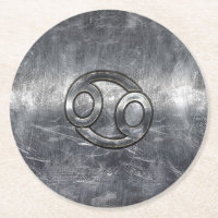 Símbolo Zodiac cancer no Estilo Industrial