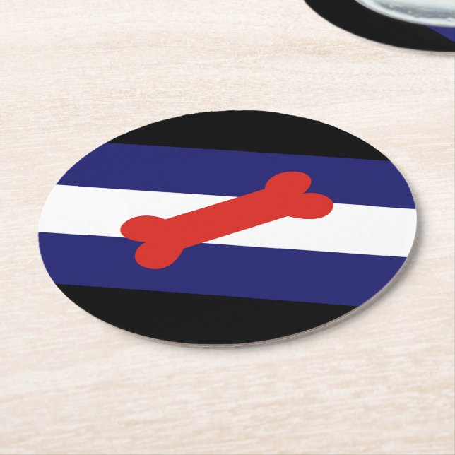 Porta-copo De Papel Redondo Sinalizador do Orgulho de Brincadeiras (Angulado)