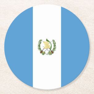 Porta-copo De Papel Redondo Sinalizador Guatemala