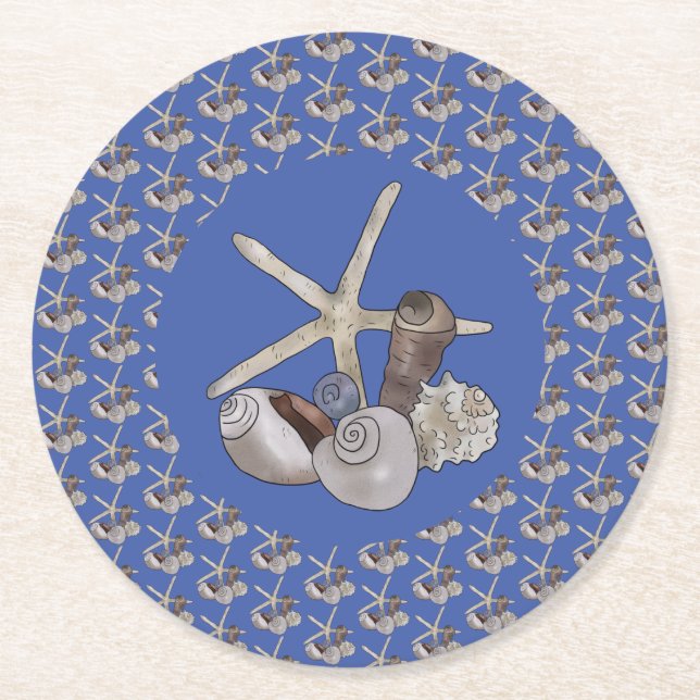 Porta-copo De Papel Redondo Strandfund (Frente)