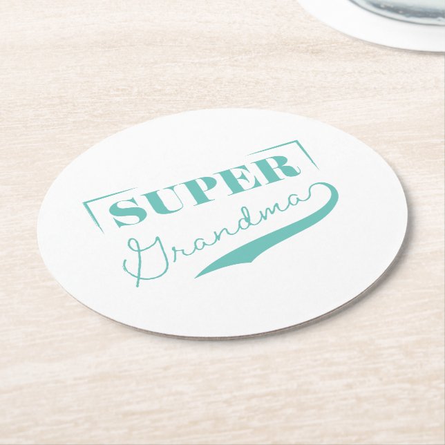 Porta-copo De Papel Redondo Super vovó (Angulado)