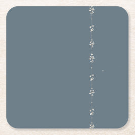 Porta-copo De Papel Redondo Suporte para videira botânico Blue Farmhouse