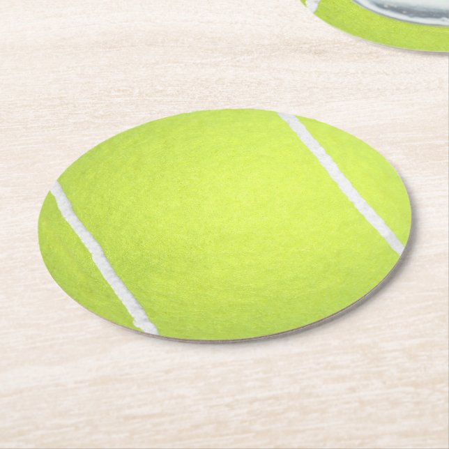 Porta-copo De Papel Redondo Tênis Ball Paper Porta copos (Angulado)