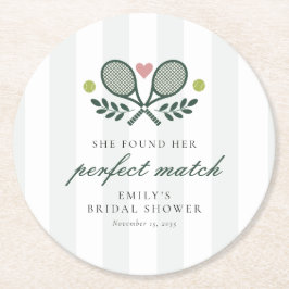 Porta-copo De Papel Redondo Tenis Casamento Perfeito Chá de Noiva