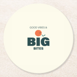 Porta-copo De Papel Redondo Thanksgiving/Friendsgiving Dinner Coaster