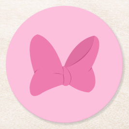 Porta-copo De Papel Redondo Tie Paper Coaster