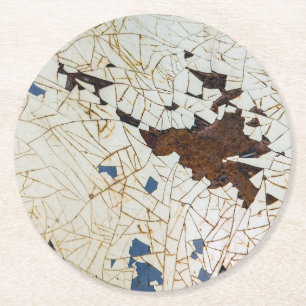 Porta-copo De Papel Redondo Tinta estalada