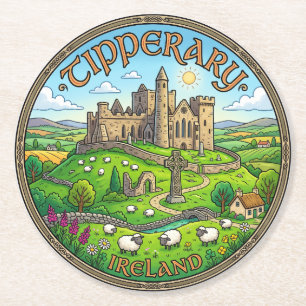 Porta-copo De Papel Redondo Tipperary Irlanda